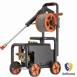 Softcase Electric High Pressure Washer Mobile Car Wash Equipment Professional Wash Car Portable Water Gun Car Undercarriage Cleaner