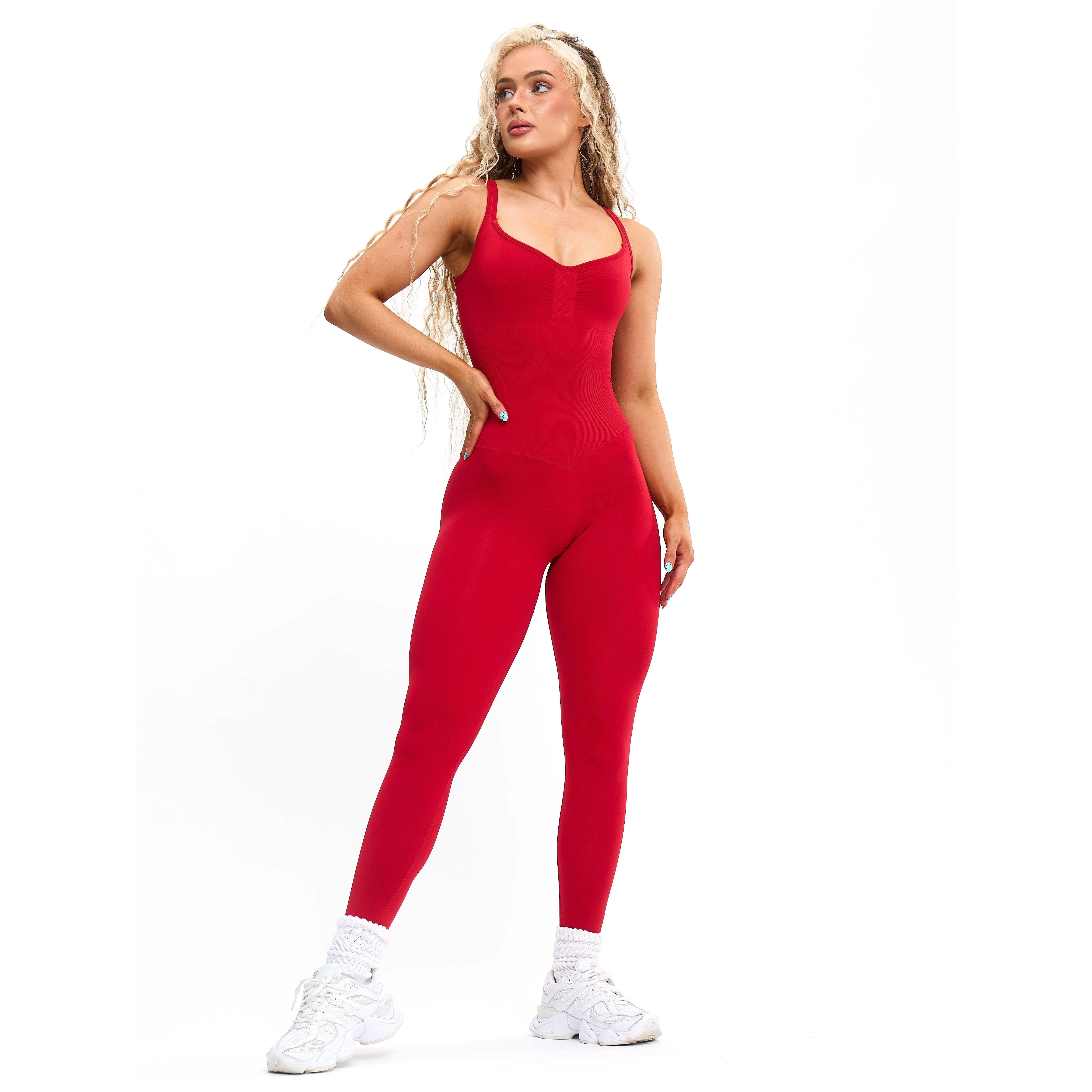 Shape Seamless Bodysuit - Lipstick Red