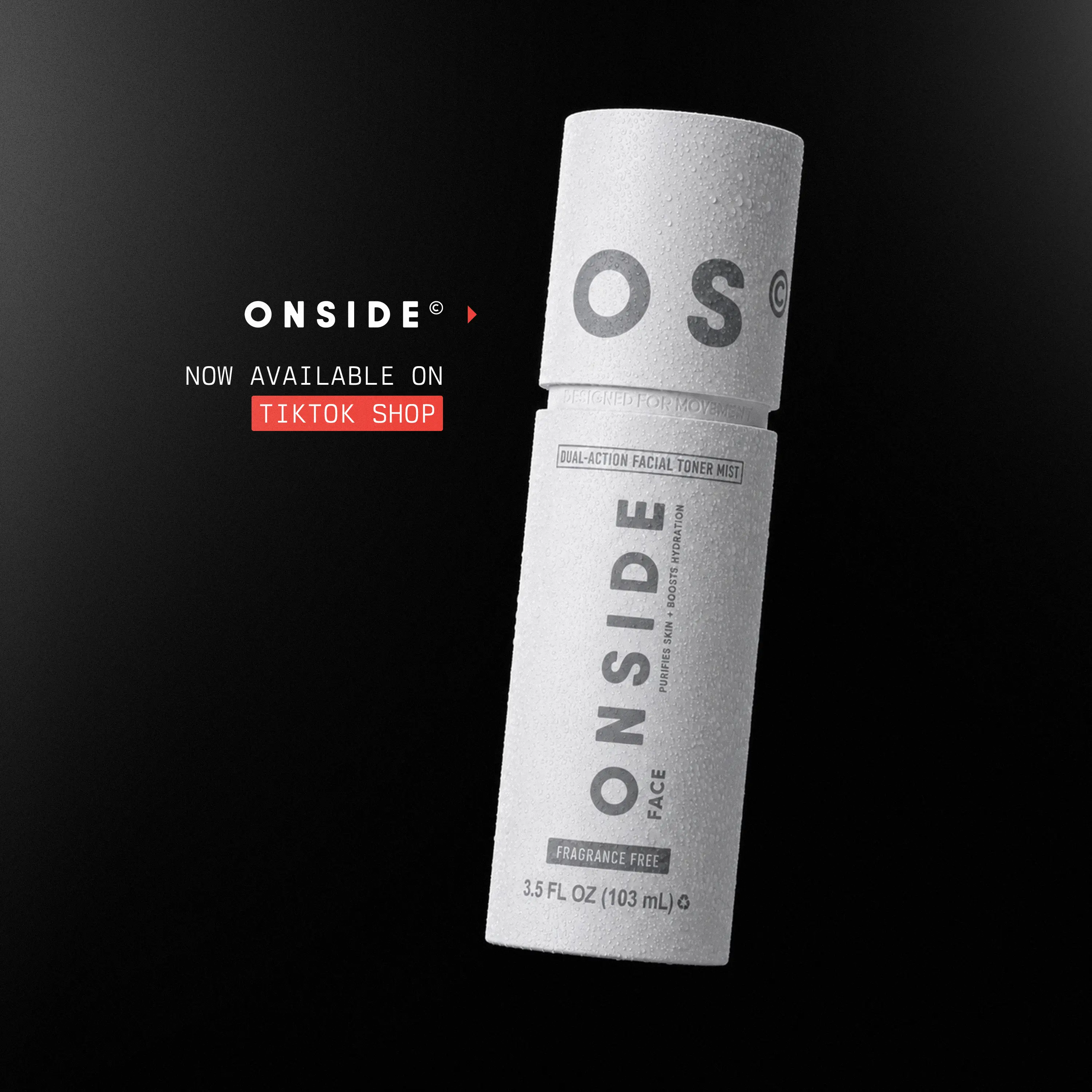 ONSIDE Dual-Action Face Toner Mist | Hydrates, Refines & Rebalances Instantly | Soothes & Refreshes Post-Sweat | Dermatologist Tested | Fragrance-Free, High Performance | Performance Skincare for Athletes