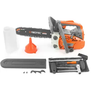 12''Gas Chainsaw,2-Stroke 25.4cc Portable Chain Saws for Trees Gas Powered Wood Cutting