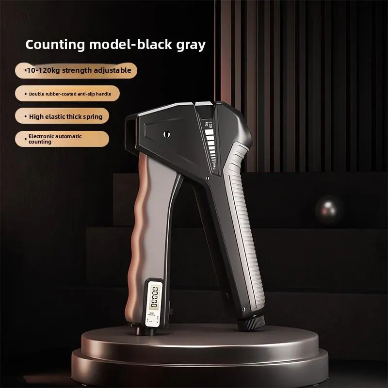Counting Grip Electronic Arm Exercise Finger Hand Trainer Adjustable Grip 10-120kg