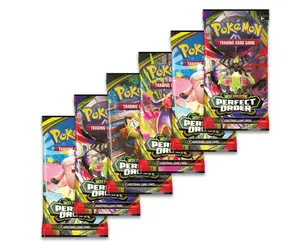P - 6 (Six) Single Packs - Pokemon Mega Evolution: Perfect Order