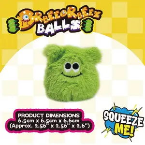 Dot Fidget Squeeze Ball Sensory Toy - Cute Monster Plush with Glitter Water Beads, Instant Stress Relief Desk Toy, Father's Day Gift coconut oil stress balls squeezluck squishy collection