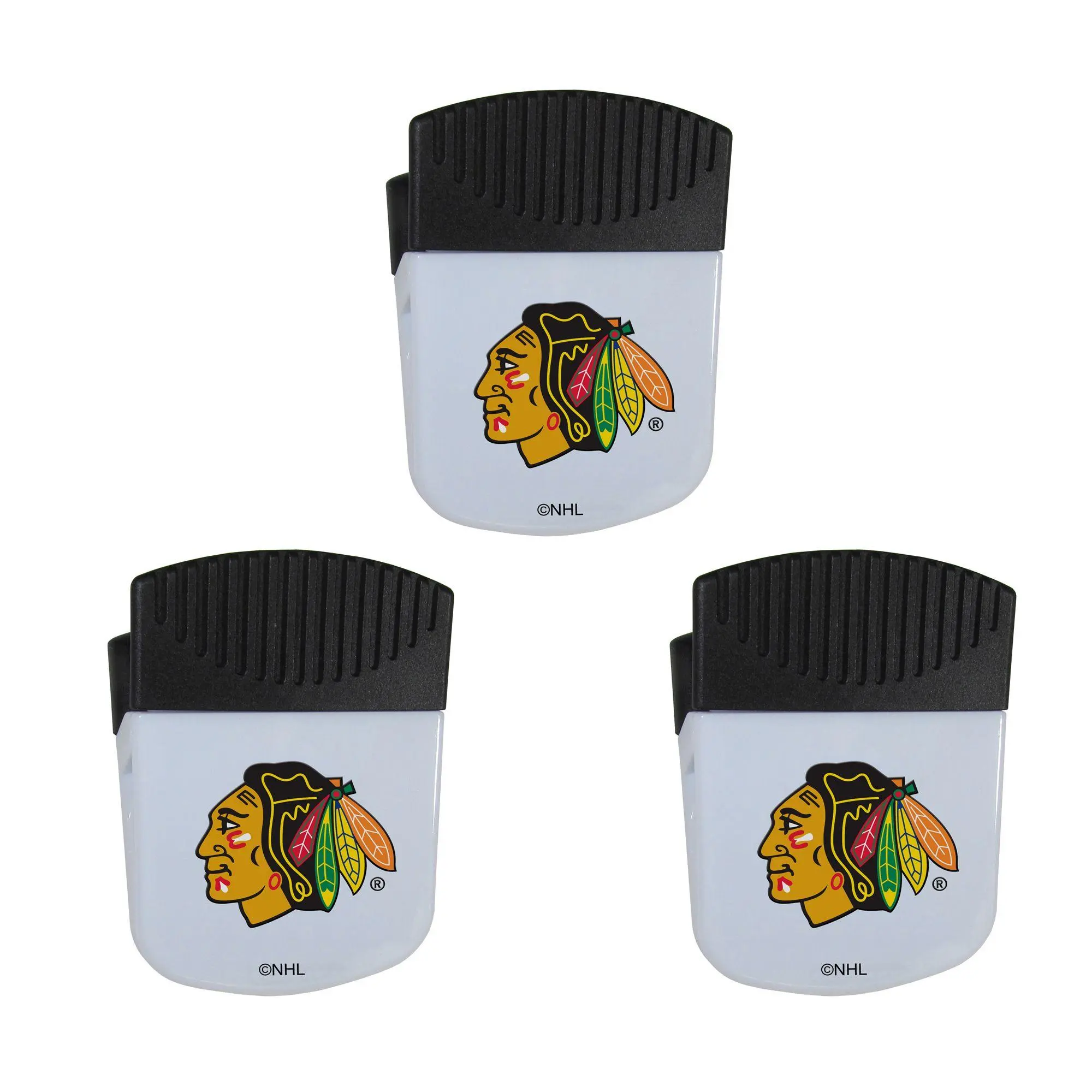 Siskiyou Sports NHL 3pk Chip Clip Magnets Siskiyou Sports NHL 3pk Chip Clip Magnets
