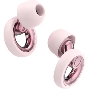 Ear Plugs for Sleeping Noise Cancelling - Reusable Silicone Earplugs for Concert, Motorcycle, Sports and Festivals, 30dB Noise Reduction, Washable Hearing Protection - Pink