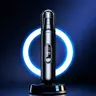 Cordless Quiet Portable Nose & Ear Hair Trimmer - Model A5/A6, USB Rechargeable A5 Rechargeable Digital Display ABS-Infused Personal Care Appliance for Men, Precision Grooming Tool, Usb Rechargeable Trimmer