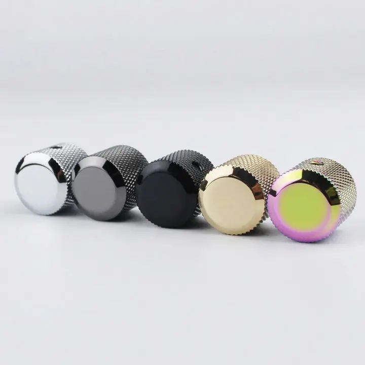 Guyker CKB003 High Grade Dia. 6mm Electric Guitar Bass Knobs Smoky Color 3Pcs