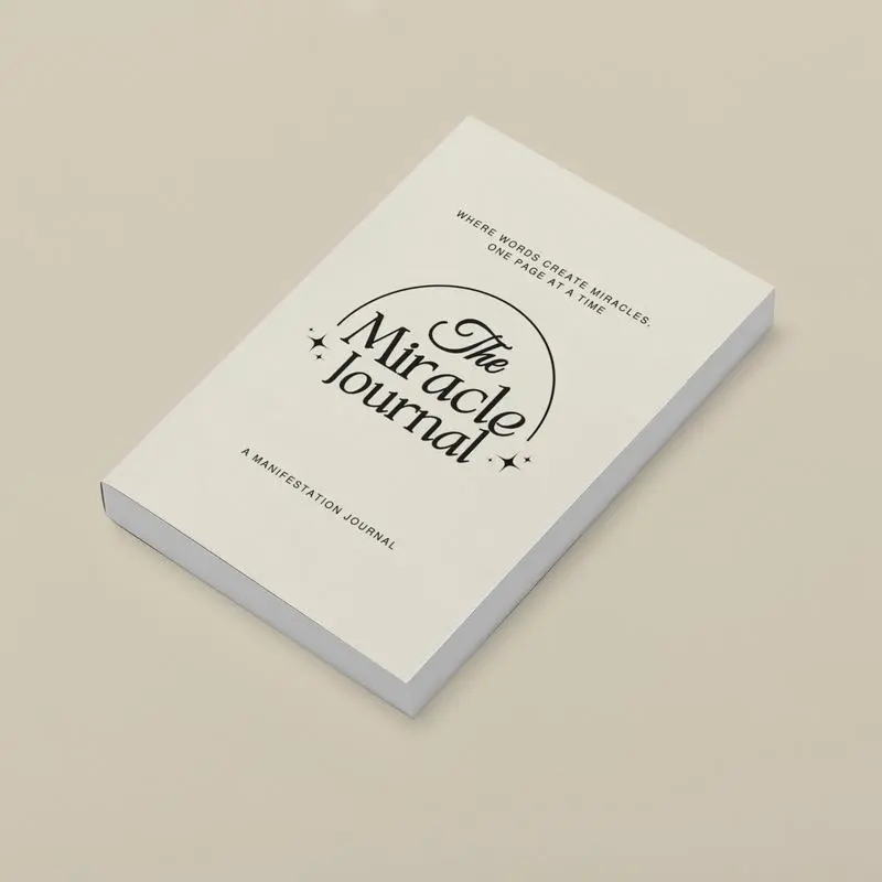 The Miracle Journal: Your Guided Manifestation & Gratitude Journal, Law of Attraction Workbook, Daily Mindfulness & Self Care Journal to Manifest Dreams & Attract Abundance  Perfect Summer Gift