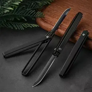 Portable Edc Folding Knife, High Hardness Cutting Blade, Camping Pocket Knife, Mini BBQ Knife, Hiking Utility Tool, Precision Camping Tool, Stainless Steel Knives