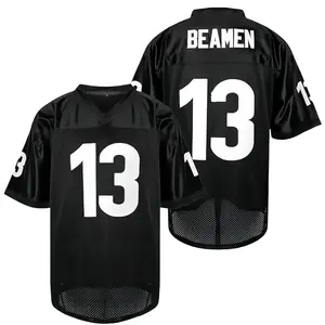 Men's Willie Beamen #13 Jamie Foxx Any Given Sunday Sharks Movie Men Football Jersey cosido Movie Replica, Gift for Men, 4th of July Sale, Limited Edition, Fan Gear, Sports Movie Merch, Throwback Jersey, Cosplay