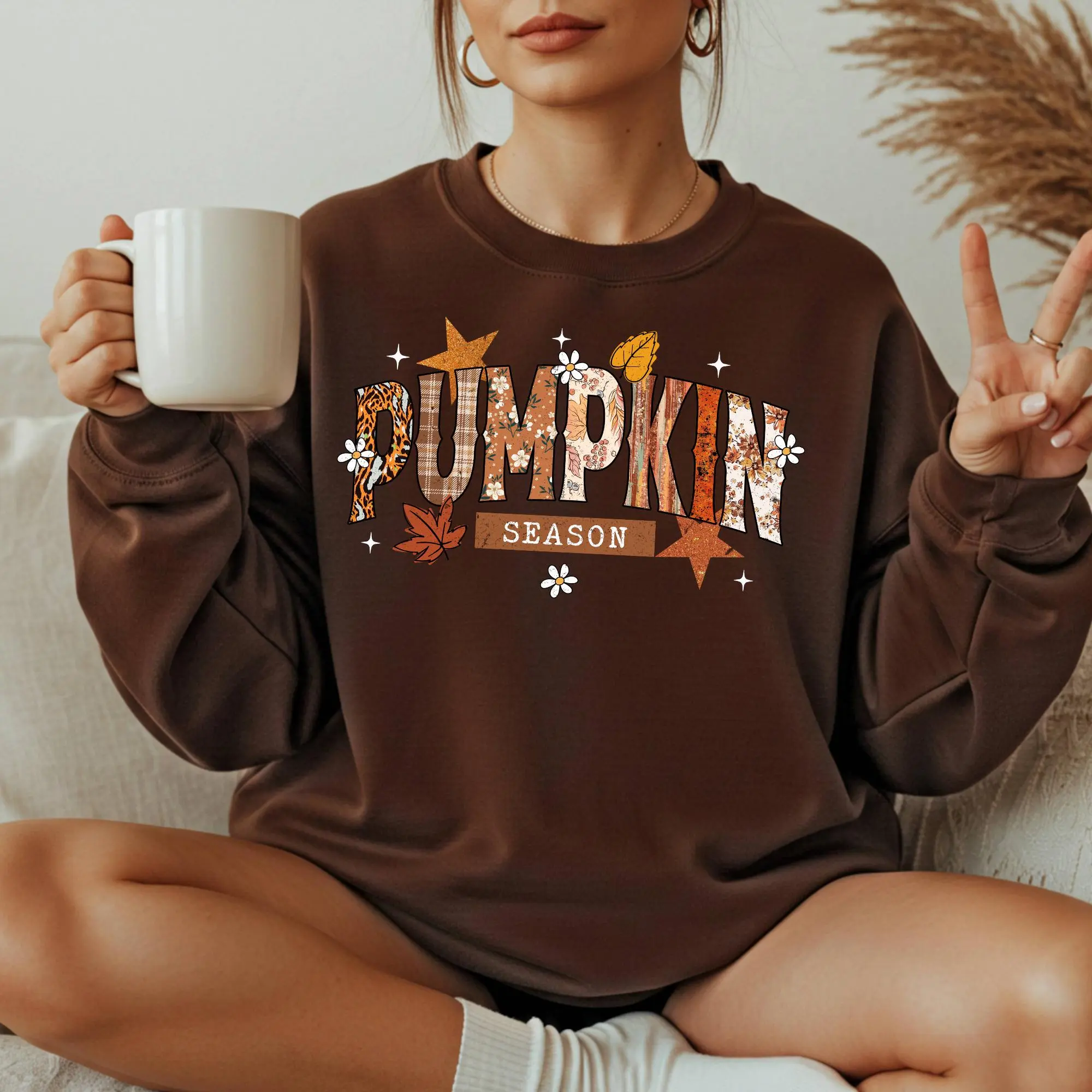 Pumpkin Season Sweatshirt, Fall Autumn Thanksgiving, Fall Season Hoodie, Pumpkin Sweatshirt,Cute Fall Sweatshirt,Halloween Sweatshirts Lucy