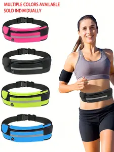 Running Belt for Women and Men, Money Belt and Running Fanny Pack, Hiking Fanny Pack, Holder for Cell Phone, Money, and Keys, Adjustable Belt Pouch fits Most Phone and Waist Sizes, Trail Running