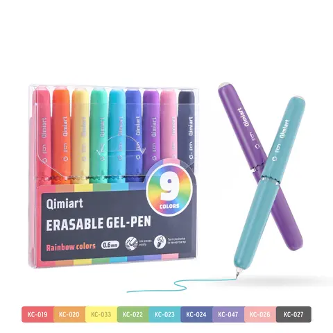 Languo 0.6mm Erasable Colored Gel Pens Set, ASTM D4236 Compliant, Compact & Safe, Fast Sketching, Journaling, Easy-Erasing, Clean No Bleed Quick Dry, Teacher's Day Gift, Office Stationery, Ideal for Note Taking & Art Drawing Pens