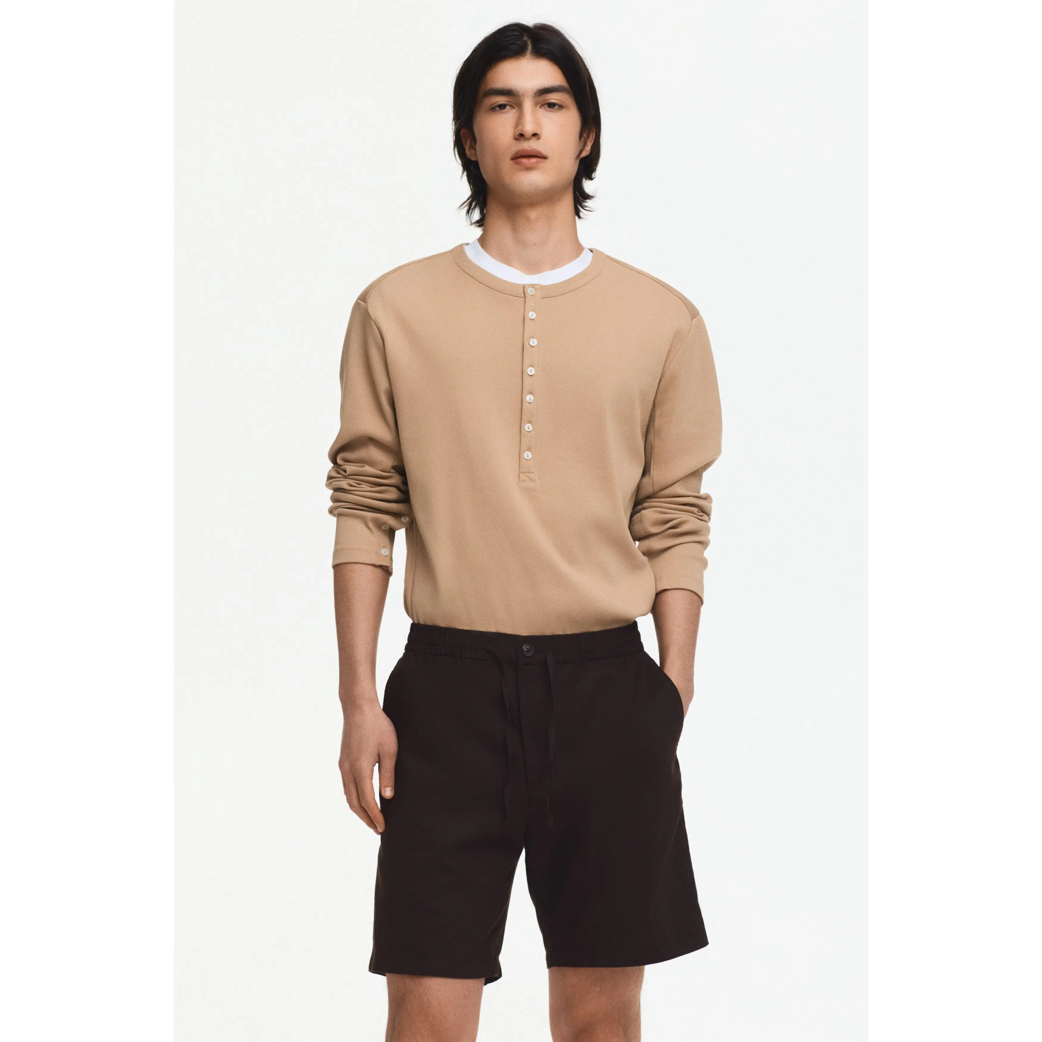 H&M Regular Fit Linen-blend shorts