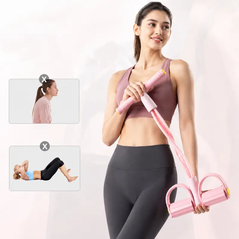 Pilates Bar Kit with Resistance Bands, Home Gym Equipment, Full Body Workout, Strength Training, Ab Trainer, Exercise Equipment