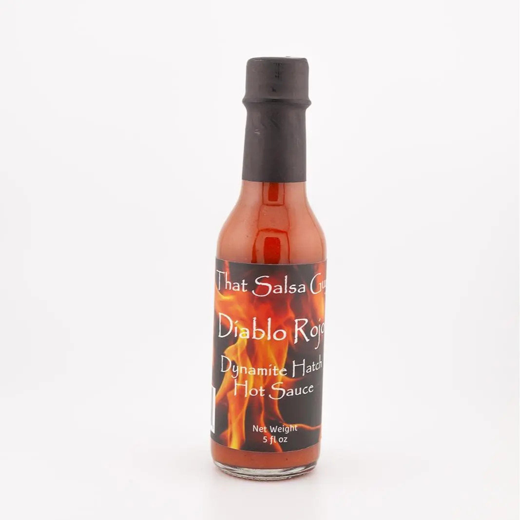 Hatch Chile Hot Sauce - Diablo Rojo 5 oz Mild Heat, Big Flavor Hatch Chile Hot Sauce