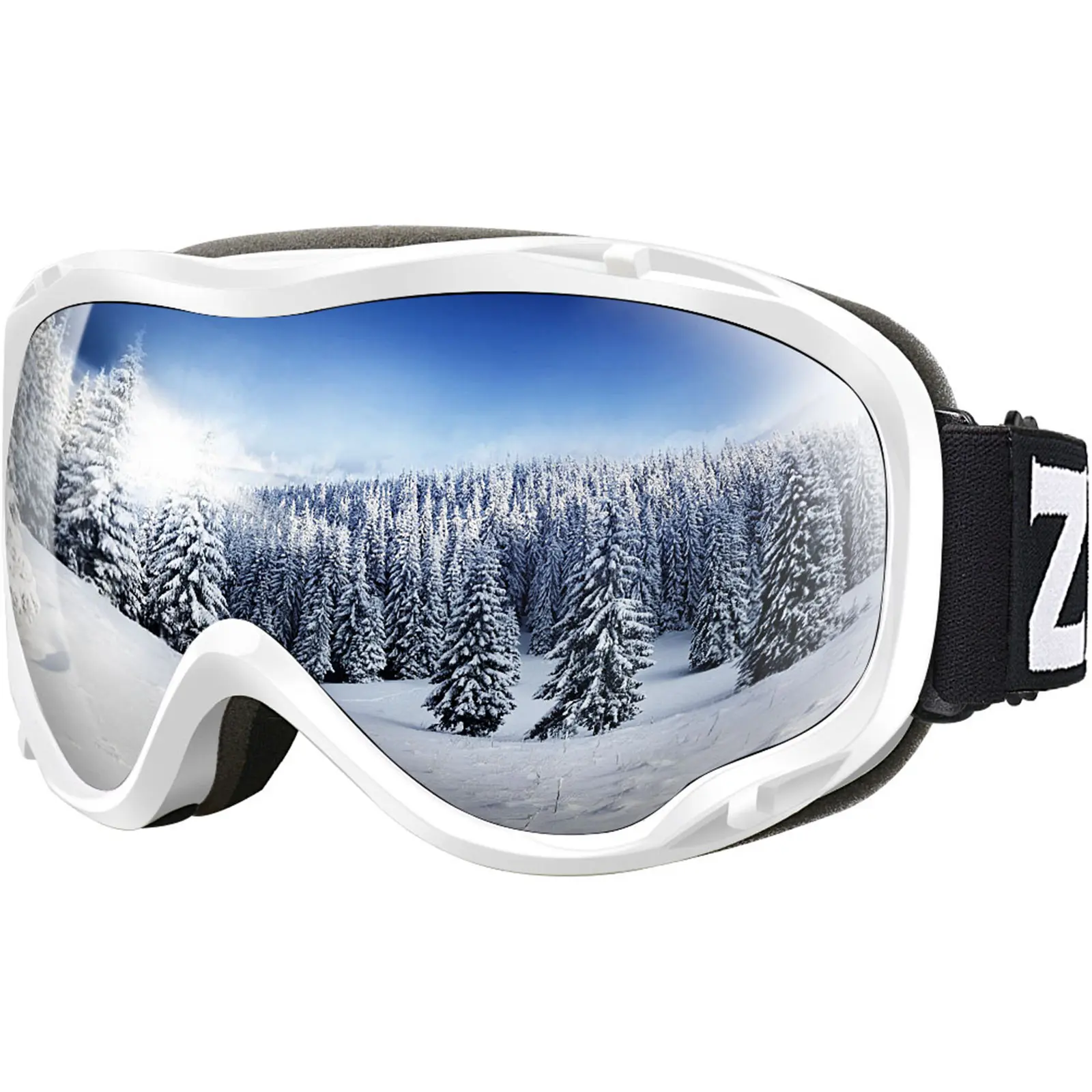 ZIONOR B1 Ski Goggles Anti fog Snow Goggles UV Protection Snowboard Goggles for Men Women Adult Youth