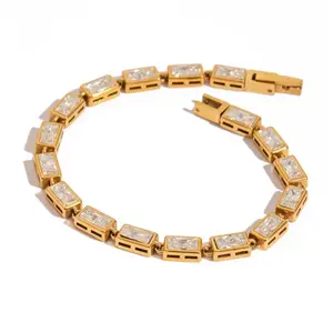 BAGUETTE TENNIS BRACELET 💧