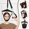 Unisex Ergonomic Cushioned Cervical Traction Device Neck Stretcher - Over-The-Door Design with Door Hook, Buckle, Adjustable Fit, Portable & Stylish Design, Simple Pull Straps for Quick Home Setup, Posture Improvement, Reduces Spinal Pressure