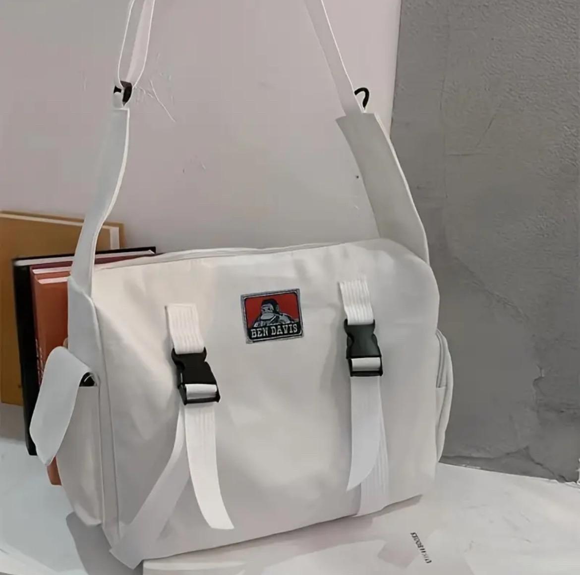 Ben Davis Work Bag for Men and Women - Crossbody & Shoulder Bag, Water-Resistant, Spacious Interior