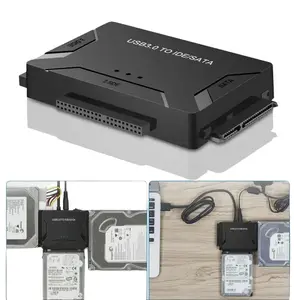 USB 3.0 to IDE & SATA Converter External Hard Drive Adapter Kit 2.5"/3.5" Cable