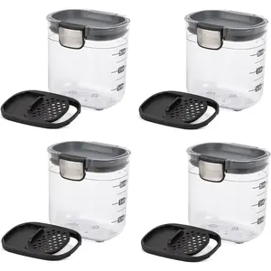 PKS-401 1.5 Cup Mini Prokeeper+ Airtight  Seal Storage Container  For Spices & Baking Acessories (4- )
