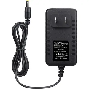 15W Power Cord Replacement for Alexa Echo Dot 3rd / 4th Gen, Echo Show 5 1st / 2nd Gen, Dot with Clock, Fire TV Cube, DC Charger Adapter with 5ft