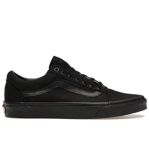 Vans Men's Old Skool Triple Black Skateboarding Shoes, from StockX