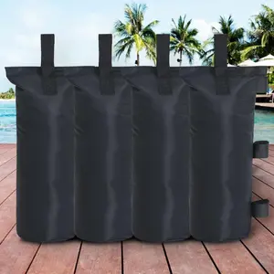 Canopy Tent Sand Bags Gazebo Weights Bags,4 Pack,Black,112LBS