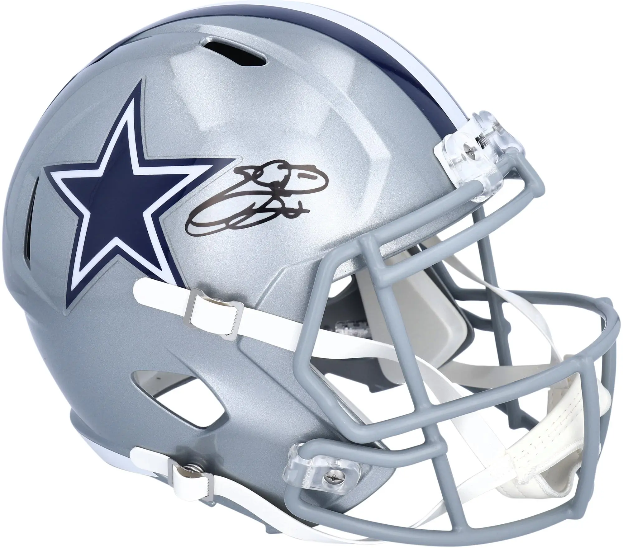 Emmitt Smith Dallas Cowboys Autographed Riddell Speed Replica Helmet - Fanatics Authentic Certified