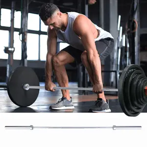 Heavy Duty Barbell Bar 45LB – Alloy Steel, 1500/700/500LB Load, Straight & EZ Twist, Fits 2" Plates – Powerlifting, Bench Press, Home Gym Strength Training