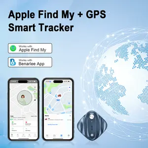 Apple Find My + GPS Smart Tracker: 4G LTE Locator for Kids, Pets, Cars | Real-Time Tracking, 365-Day Battery, SOS, Geo-Fence & IP68 Waterproof | Anti-Lost Device