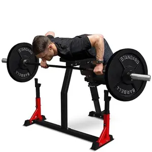 Seal Row Bench & Back Extension Bench Combo for Reverse Hyper and Lateral Raise, 1500LB Weight Capacity, Upper Body Workout Equipment Gym Machine Standard Barbell