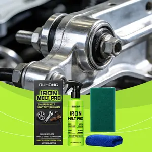 Green Rust Cleaner Spray for Cars Outdoor Gear & Metal Heavy Duty Paint Safe Rust Dissolver Rapid Action Paint Safe Easily Remove Rust and Protect Surfaces