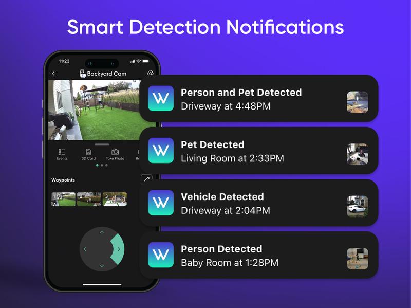 NEW! Wyze Cam Pan v4 - #1 Security Camera on TikTok goes 4K! Wired, Indoor/Outdoor Pan Tilt Zoom (PTZ), 360º Motion Tracking, Color Night Vision, WiFi NEW! Wyze Cam Pan v4 - #1 Security Camera on TikTok goes 4K! Wired, Indoor/Outdoor Pan Tilt Zoom (PTZ), 360º Motion Tracking, Color Night Vision, WiFi