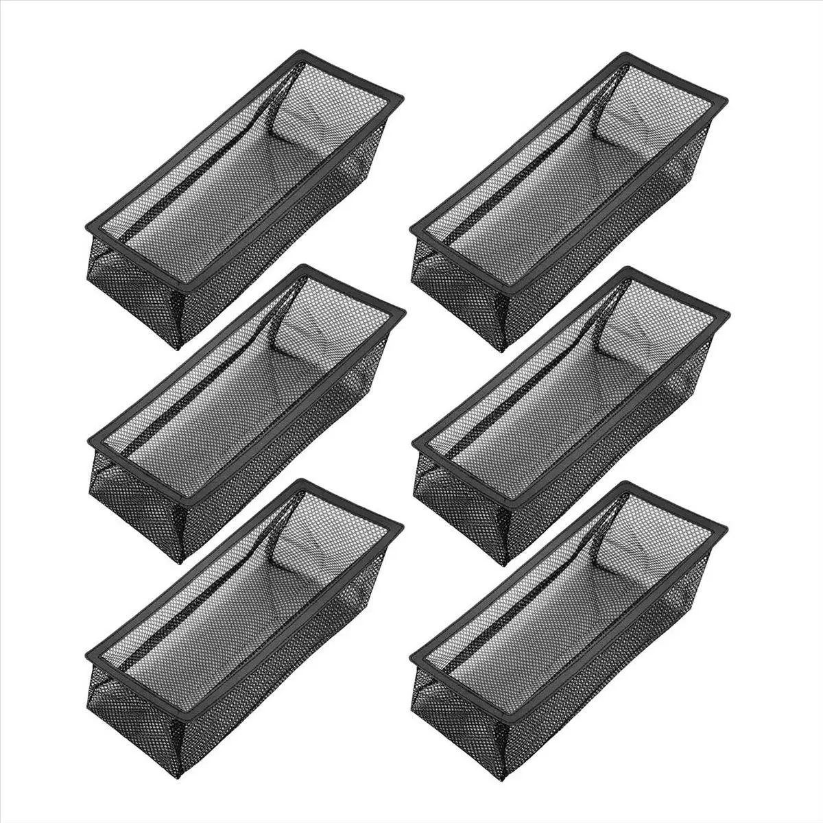 6-Pack 4x10 in Floor Register Cover Trap, Home Air Vent Filter Screen with Ventilator Mesh & Low Noise Fan for Household & Commercial Appliance Parts