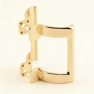 Shower Door Handle Set Diecast Brass 2" Hole Center for Tub Enclosure or Shower Doors Single Pack Reusable Hardware Replacement