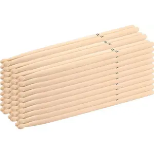15 Pairs 5A Drum Sticks, Classic Wood Tip Drumstick Bulk, Maple Wood Drum Sticks