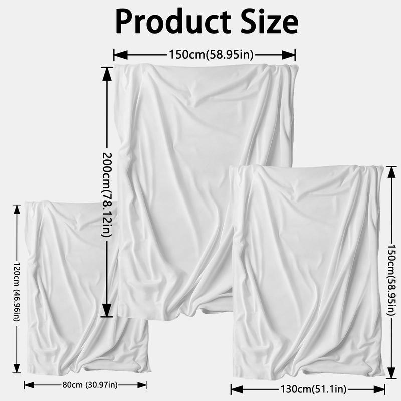 1 piece Holy angel statue holding a cross themed flannel blanket - Oversized fluffy flannel sofa blanket, suitable for beds and sofas, modern design, all-season use, digitally printed pattern, 100% polyester material, machine washable, suitable for