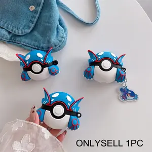 1 Kyogre headphone case,Cute wireless Bluetooth earphone case, drop resistant, durable and stylish accessory, suitable for AirPods pro3/1/2/4/pro/pro2(Different models may have different shapes)