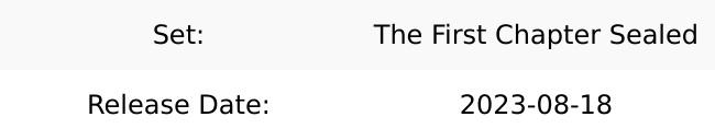 The First Chapter - Starter Deck (Emerald & Ruby)