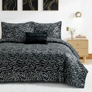 ZEBRA STRIPE DOWN ALTERNATIVE COMFORTER