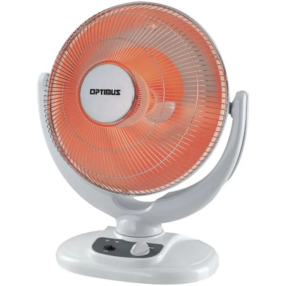 212 MAIN 14-in. Oscillation Dish Heater - Heat Safe, Cool Touch Household Radiant Heat Appliance