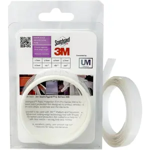Door Edge Paint Protection Film (4 Doors) PRE-Cut Strips For Car, Truck Door Protector Edge Guard Scratch 8mil Strips Clear Invisible Universal (4 Doors)