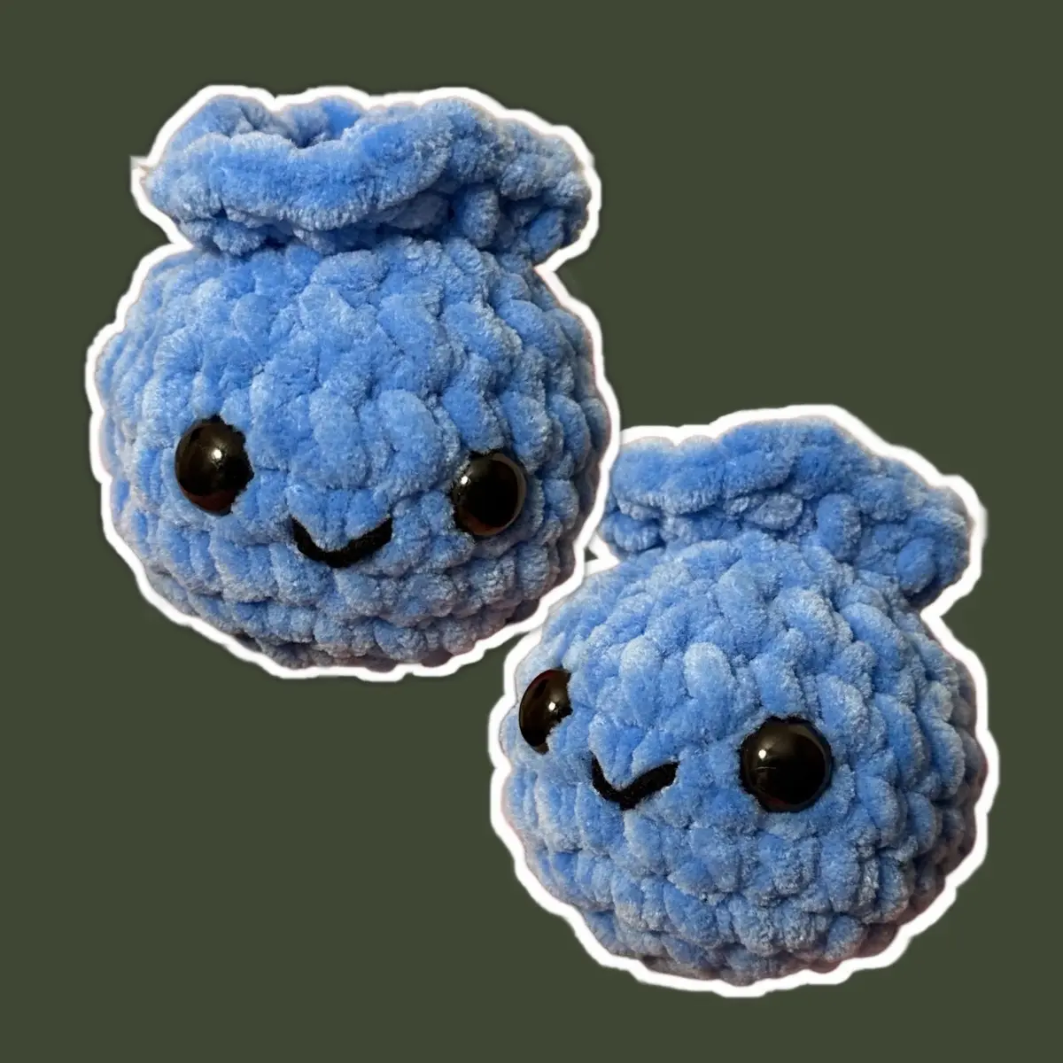 Adopt a Blueberry | Crochet Blueberry Stuffed Animal | Crochet Amigurumi