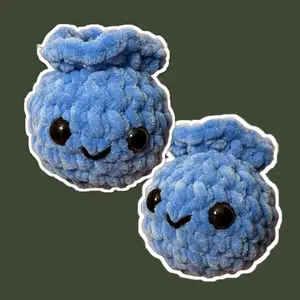Adopt a Blueberry | Crochet Blueberry Stuffed Animal | Crochet Amigurumi
