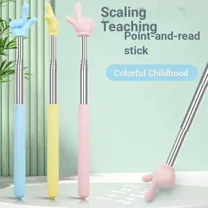 Expandable Reading Pointer Stick, Teaching Tool Command Rod, Teacher Use, Wedding, Birthday, Festival, Grand Opening, Anniversary Gift