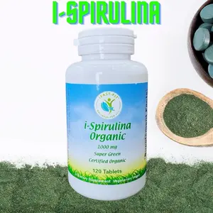 Certified Organic Spirulina super green supplement