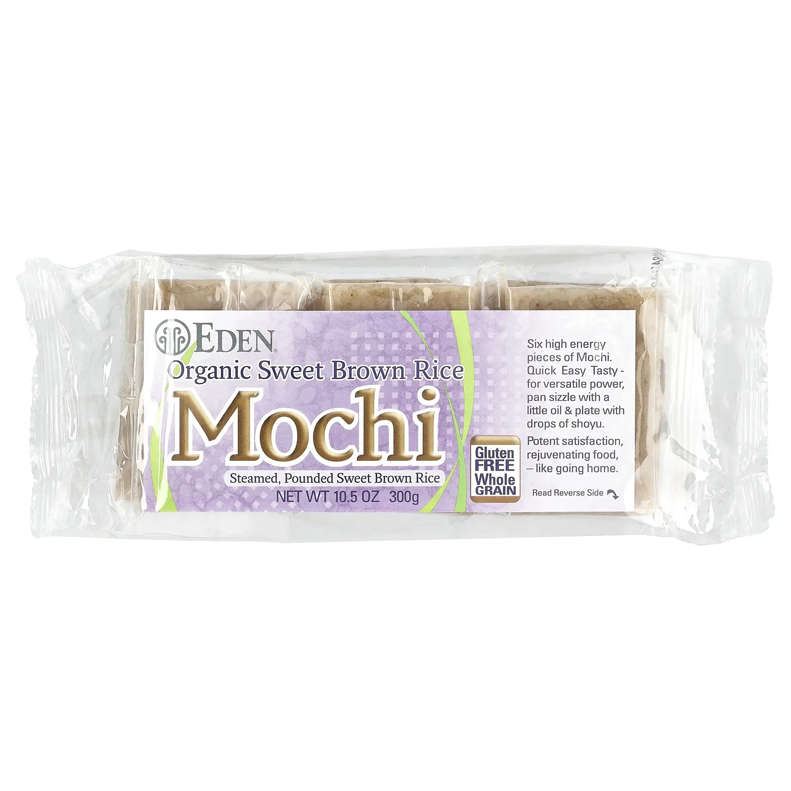 Eden Foods Organic Sweet Brown Rice Mochi, 10.5 oz (300 g)