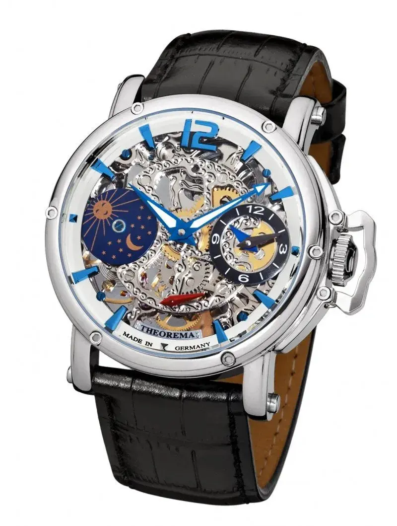 Copacabana Theorema GM-104-5 |Silver| Mechanical Skeleton